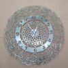 Naad-e-Ali Dua Calligraphy Wall Clock in Stainless Steel - Image 3